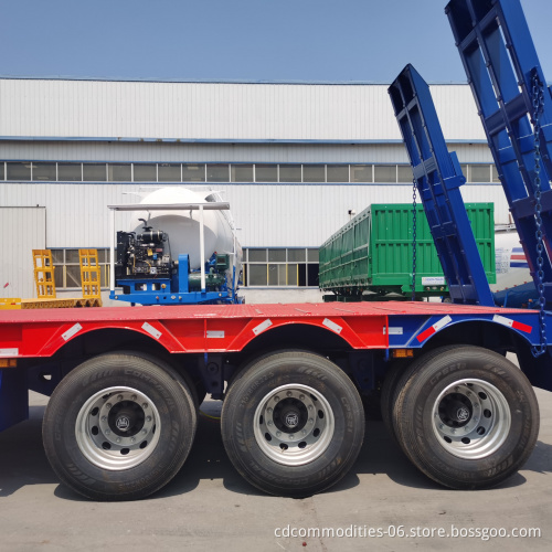 Hot Sale New Heavy Duty  Low Bed Semi Trailer Truck at Low Price